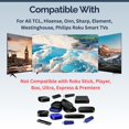 thumbnail image 5 of Replacement Remote Control for Roku Player (RK-H2) - Compatible with Roku Express, Premiere, Box, Player & Roku 1/2/3/4, Easy Setup, Shortcut Keys, 1 Pack (Not for Roku Stick/TVs), 5 of 7