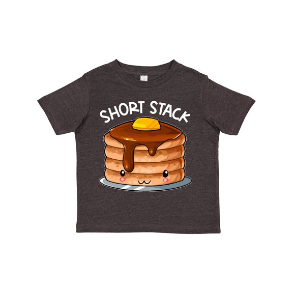 Inktastic Short Stack Cute Pancake Breakfast Boys or Girls Toddler T-Shirt