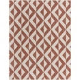 thumbnail image 2 of Jill Zarin Outdoor Collection Area Rug - Napa (7' 10" x 10' Rectangle Rust Red/Ivory), 2 of 8
