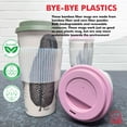 thumbnail image 3 of Eco Bamboo Fiber Travel Mug, 22oz, 4 pack, 3 of 6