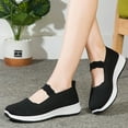 thumbnail image 6 of asdoklhq Womens Casual Shoes,Women's Casual Breathable Wedges Slip On Walking Sneakers Loafers Shoes, 6 of 9