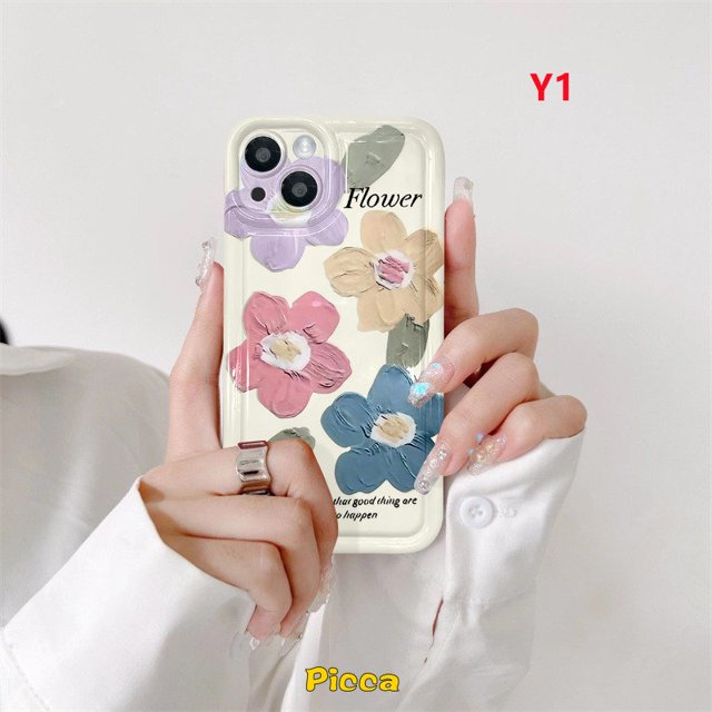 Funda De Tulipanes De Arte Para Samsung A23 A03s A04s A32 A50 A13 A12 A04 A52s A52 A02s A03 A20 A50s A30s A04E A11 F23 M23 M13 A30 Pintura Al Óleo Primavera Flor Airbag Cubierta Suave A Prueba De Golp Gao Jiahui unisex