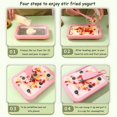 thumbnail image 3 of Ice Cream Frozen Yogurt Machine Stainless Steel Fried Ice Tray, 3 of 5