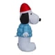thumbnail image 2 of Inflable Peanuts 152 cm Snoopy Inflable con Chaqueta Azul-MD-Peanuts, 2 of 4