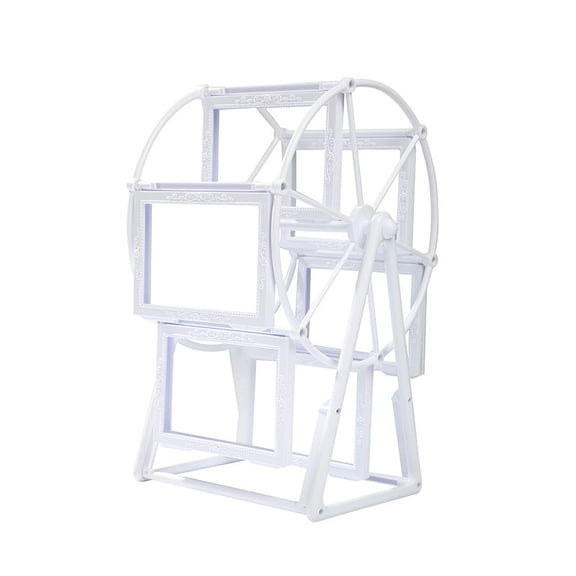 5-Inch Vintage Rotating Ferris Wheel Photo Frame, Decorative Desktop Picture Frame, Unique Home Office Decoration