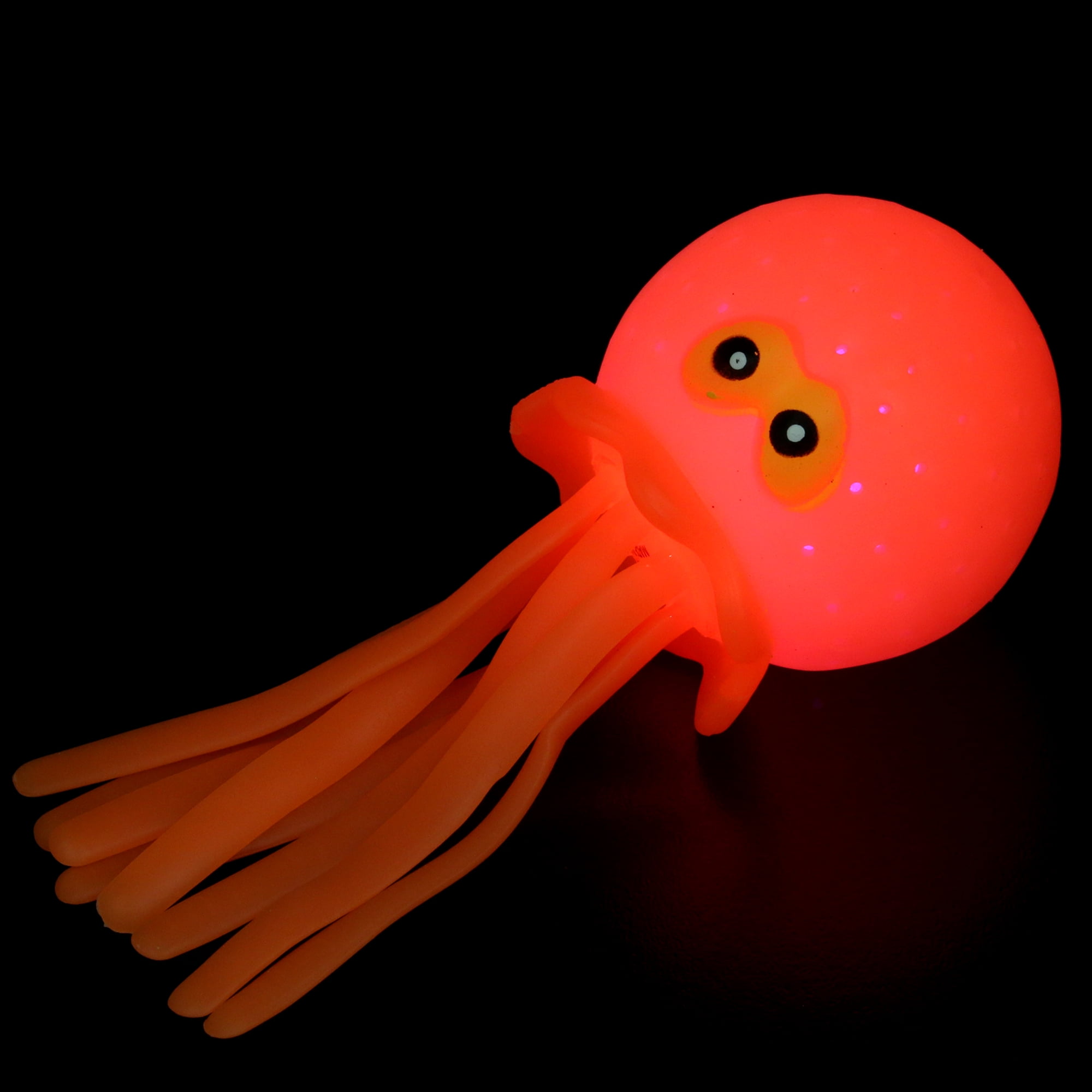 Play Day Squishy Squids Light-up Green Blue Orange Indoor-Outdoor Kids Water Play, Ages 3+, Unisex, 3 Pack