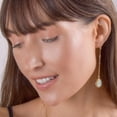 thumbnail image 5 of Humble Chic Mint Green Earrings for Women Trendy - Faux Druzy Sparkly Sage Dangles, 5 of 10