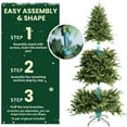 thumbnail image 6 of Christmas Trees 7FT Prelit Christmas Tree with 340 RGB LED Lights & Easy Power Setup, 2126 PE/PVC Tips, 50 Functions – Multicolor Artificial Holiday Tree for Home, Party, or Living Room Decor,Artific, 6 of 13