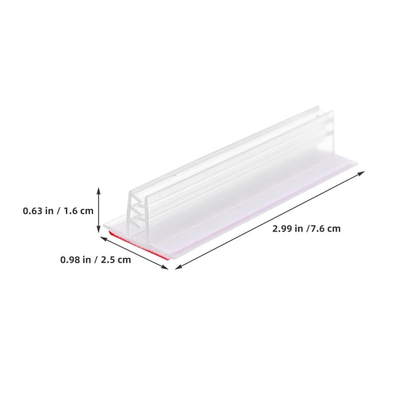 Dayesque 15pcs Sneeze Guard Holder Sign Panels Stand Supermarket Advertising Clip