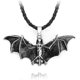 thumbnail image 1 of Gothic Bat Necklace for Men, Black Flying Bat Pendant Necklace, Retro Vampire Bat Necklace, Halloween Bat Necklace, Leather Cord, Punk Animal Pendants, 1 of 4