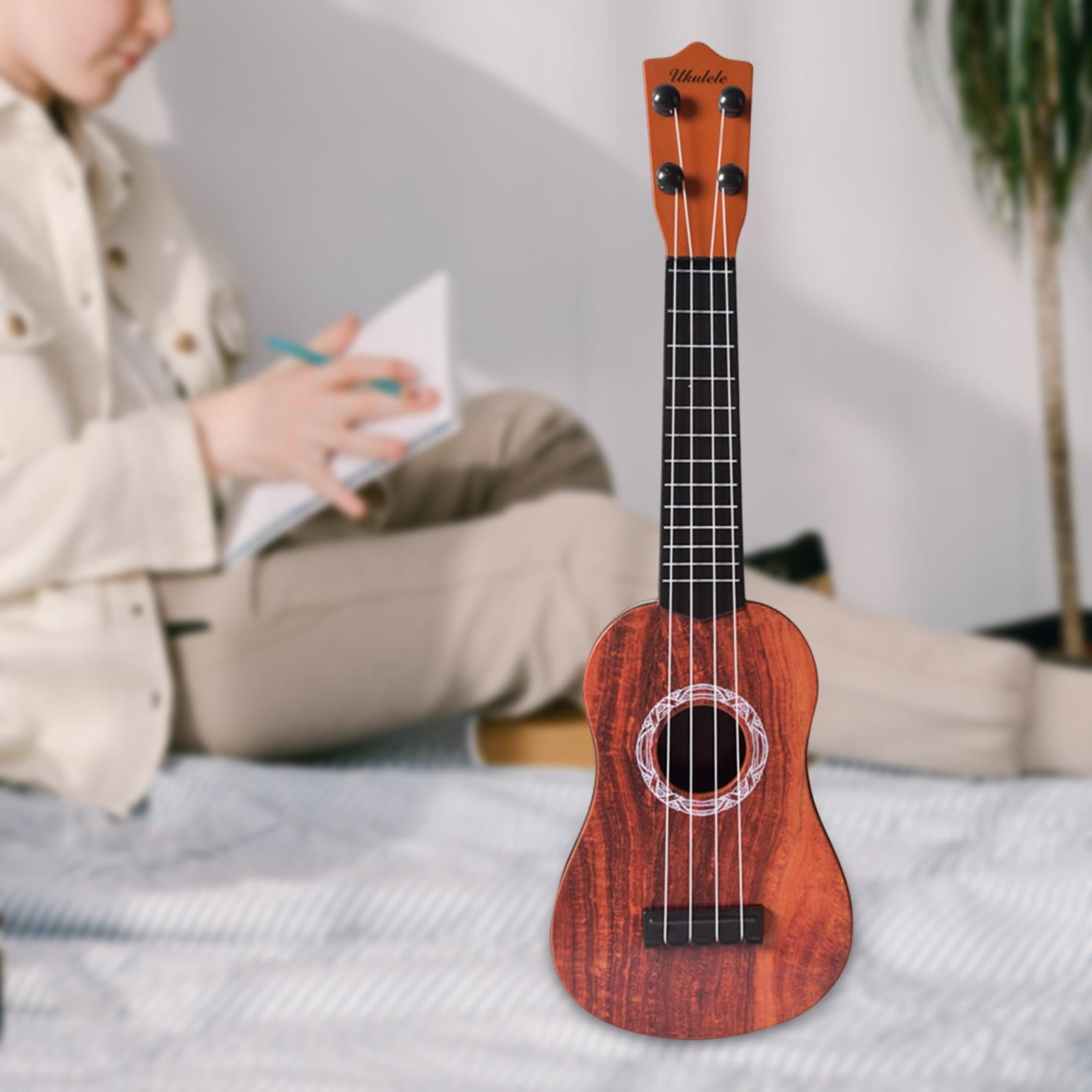 Mini instrument de guitare Ukulele à 4 cordes de 21 pouces pour