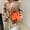 Orange#2867, variant on Women's Versatile Leather Handbag Set with Double Zipper, 2-Piece Messenger Shoulder Bag, 21x15x8cm Large Capacity for Work Travel Shopping