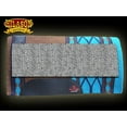 thumbnail image 6 of HILASON Western Horse Saddle Blanket Pad Acrylic Wool Gel Padding Rodeo Brown, 6 of 7