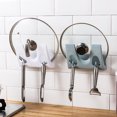 thumbnail image 4 of Zeus Pot Lid Rack Multifunction Easy to Access Punch Free Kitchen Organizer Holder for Kitchen, 4 of 7