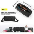 thumbnail image 5 of Rhinowalk Bike Handlebar Bag Bicycle Front Bag Roll Bag 2.4L with Shoulder Strap for Mountain Road Bike Cycling Accessories (Full Black), 5 of 6