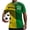 Brazil Flag, variant on Canada Flag Soccer Jersey for Men & Youth Breathable Soft Football T Shirts Quick Dry Sports Fan Jerseys Running Shirt for Men and Kids Adults S-4XL