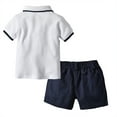 thumbnail image 4 of YTDSCS Boys Summer T Shirt Set Clothes for Infant Toddler Baby Outfit Summer Spring Outfit 3Months-5Y Shirt Top + Shorts,Short Sleeve Set, 4 of 8