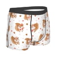 thumbnail image 4 of Uemuo Squirrel Giving A Gift Pattern Men's Boxer Briefs,Trunk Anti-Chafing,Comfortable, Durable, and Stylish Underwear-XX-Large, 4 of 9