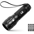 thumbnail image 2 of Linterna LED potente LE L8000, linterna con zoom resistente al agua IP44, 1 pila AAA incluida, linterna LED militar de aluminio para acampar, hacer senderismo y emergencias, 2 of 8