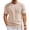 #01Beige, variant on Men's T-Shirts Short Sleeve Knit Shirts Casual Crewneck Ribbed Dress Tee Shirt Brown XL