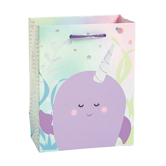 Narwhal Party Favor Bagss - Party Supplies - 12 Pieces