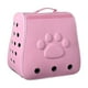 thumbnail image 3 of Bolsa de hombro transpirable Yinane transportista de viaje para mascotas rosa, 3 of 8