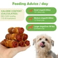 thumbnail image 6 of MON2SUN Triple Meat Rolls Chicken Duck & Beef Flavor Dog Treats, 21.16 oz (16 Count), 6 of 9
