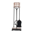 thumbnail image 1 of Juego de herramientas para chimenea Panacea Antique Metal Negro, 5 piezas, 1 of 2