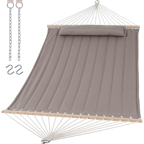 Hammocks Replacement Hammock for Stand, 475 lbs Capacity, Two Person Backyard Hammock for Outside, Brown