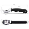 thumbnail image 3 of 2X Premium Ice Cream Scoop, Dishwasher Safe Scooper with Comfortable Easy Grip Handle, Heavy Duty Durable Design, 3 of 9