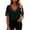 #0083-Green, variant on Uootdi Womens Tees Deep V Neck Short Sleeve Floral Embroidered Trim Womens Tops Relaxed Fit Lightweight Womens Tees for Women