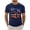 Navy, variant on Leey-World Men's T-Shirt Short Sleeve Crew Neck Textured Shirts Classic Knit Pullover Tees Men Tshirt(White,2XL)