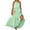 Mint Green, variant on IUZSOKIL Womens Summer Boho Halter Maxi Dresses 2024 Casual Built in Bra Dress Sleeveless Pleated Tiered Flowy Beach Vacation Long Dress Army Green XL