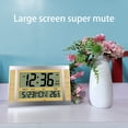 thumbnail image 6 of Yannianjz under $5 3Pcs Electronic Wall Clock, Large Screen LCD Wall Clock, Quiet Electronic Digital Clock, Date Temperature Display, Anniversary Reminder Timer, Home Office Clock, 6 of 9