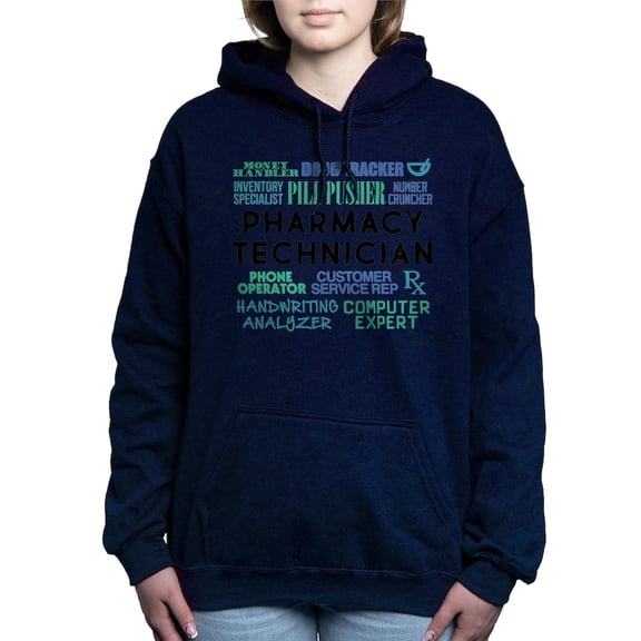 CafePress - Pharmacy Technician Word Cloud Sweatshirt - Pullover Hoodie, Classic & Comfortable Hooded Sweatshirt