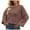 Coffee, variant on Women's Sweaters Womens Scoop Neck Sweater Casual Hollow Out Knit Tops Pullover Shirts Coverup(Green,XS)