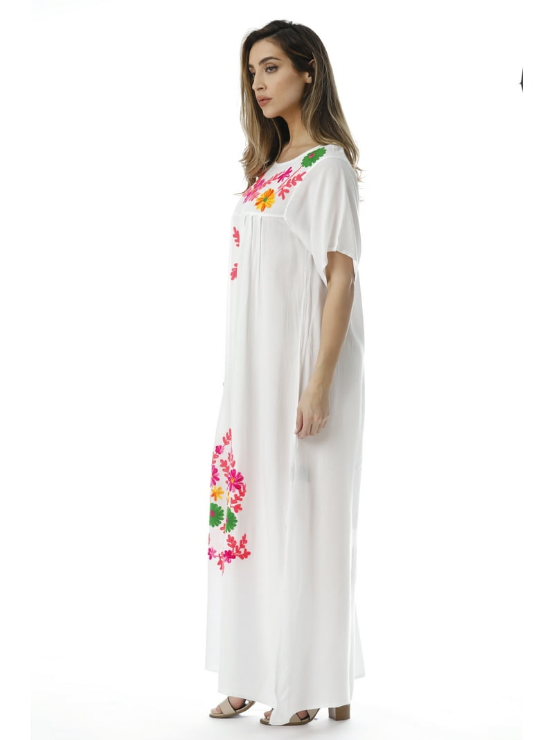 green emerald velvet dress Golden Sun Embroidered Long Dress E5485A2160 – Agua de Coco