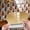 L/12Pcs, variant on WUXIAB 12Pcs Long Hexagon Peel and Stick Kitchen Backsplash Tiles,Crystal Tile Stickers,DIY -Adhesive Wall Stickers Decor,Self-Adhesive Wall Tile Stick on Backsplash for Kitchen,Bathroom,Fireplace