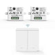 thumbnail image 2 of RF 433Mhz Relay Receiver with 1x 2Gang Panel Switch, 2 of 5