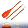 thumbnail image 1 of DYNWAVECA Kayak Paddle Stand up Paddleboard Paddle Adjustable Portable Aluminum Alloy Shaft Boat Paddle Detachable for Surfing Rafting Orange, 1 of 10
