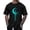 Black, variant on Orange Graphic Tees The Cross Crew Neck Short Sleeve Pull-On Tops Modern Graphic Prints Minimalist T-Shirts Orange,S
