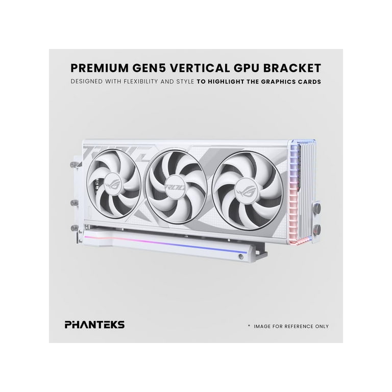 Phanteks Premium Gen5 Vertical GPU Bracket, PCIex16 Gen5, D-RGB