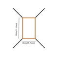 thumbnail image 2 of Siruishop Strike Target for Baseball Net for Throwing Batting Catching Practice Target 1 Grid, 2 of 8