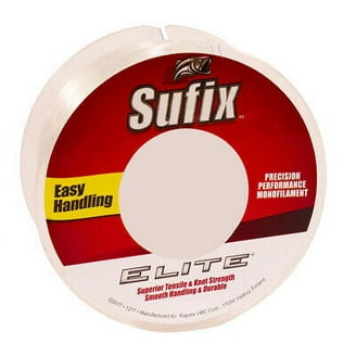 Ligne De Pêche Sufix Elite 14 Lbs – Hi Vis Yellow – 330 Yards – Monofilament Ultra Premium – Neuf