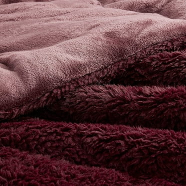 Coma Inducer Puts This To Sleep® - ® Oversized Comforter Set - Burgundy Queen Adult 3 Piece