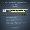 thumbnail image 3 of Netgear 8-port Gigabit Ethernet PoE+ Unmanaged Switch (GS108PP), 3 of 9