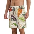 thumbnail image 2 of Disketp Men'S Swim Trunks Hawaiian Breathable Surf Beach Swimsuits Mesh Lining Beach Shorts With Pockets-Cute Vegetables, 2 of 9