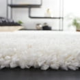 thumbnail image 4 of SAFAVIEH Fontana Shag Damhan Diamond Plush Runner Rug, Ivory/Grey, 2'3" x 8', 4 of 8