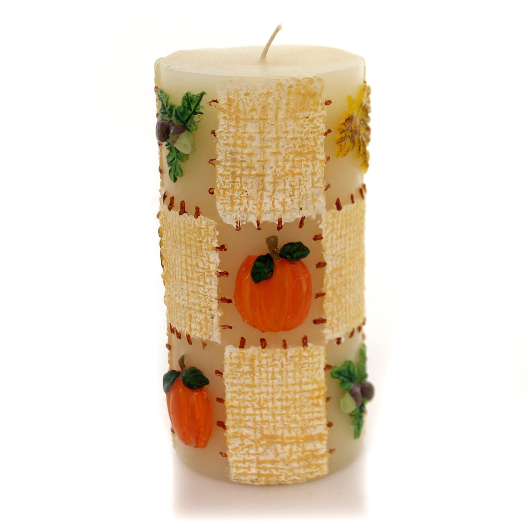 Fall HARVEST CANDLE Wax Decor Fall Luminary Ta194