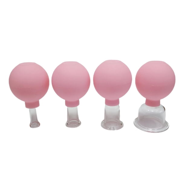Juego de ventosas faciales de 4 Piezas para ojos Cara y espalda Sunnimix ventosas faciales